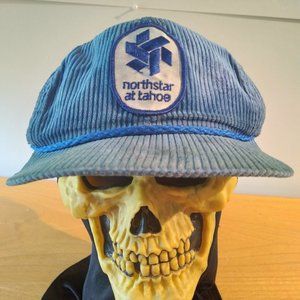 Vintage Northstar at Tahoe Patch Rope Corduroy Snap Back Hat